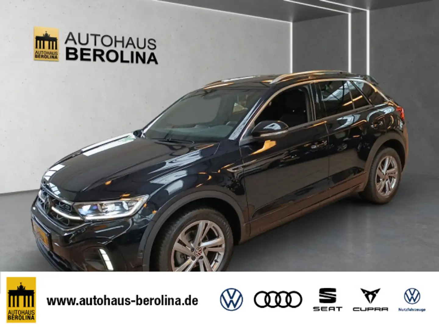 Volkswagen T-Roc 1.5 TSI  R-Line DSG *IQ-MATRIX*R-CAM*NAV* Schwarz - 1