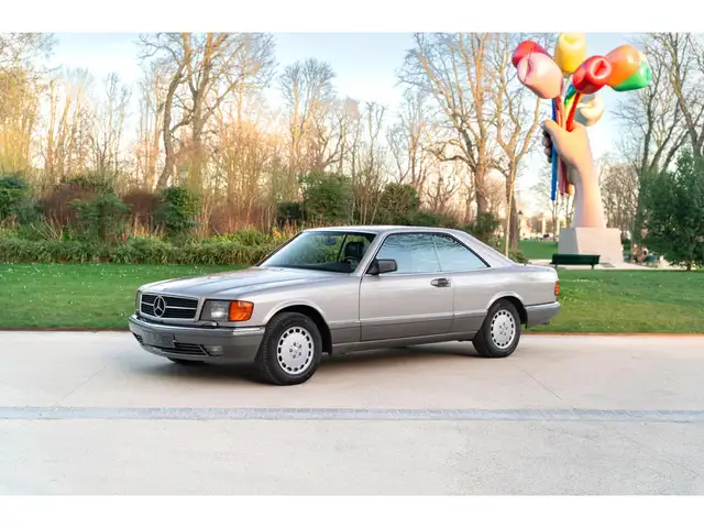 Mercedes-Benz 500 500 SEC // phase 2 // SMOKE SILVER // Brazil leather