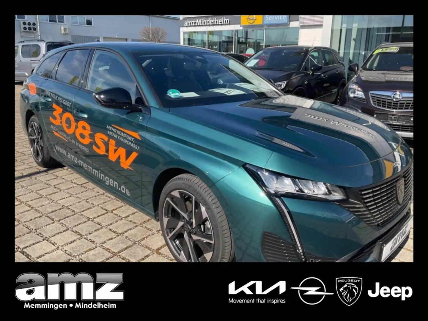 Peugeot 308 1.5 BlueHDi 130 SW Allure Mega Leasingrate Blau - 1