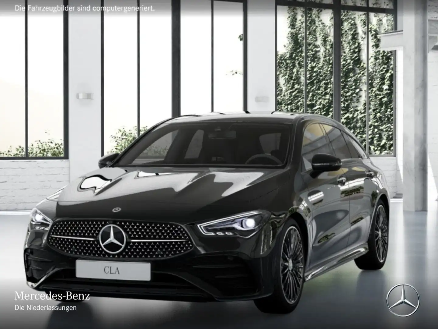 Mercedes-Benz CLA 200 AMG+NIGHT+360°+LED+STHZG+TOTW+KEYLESS+7G Schwarz - 2