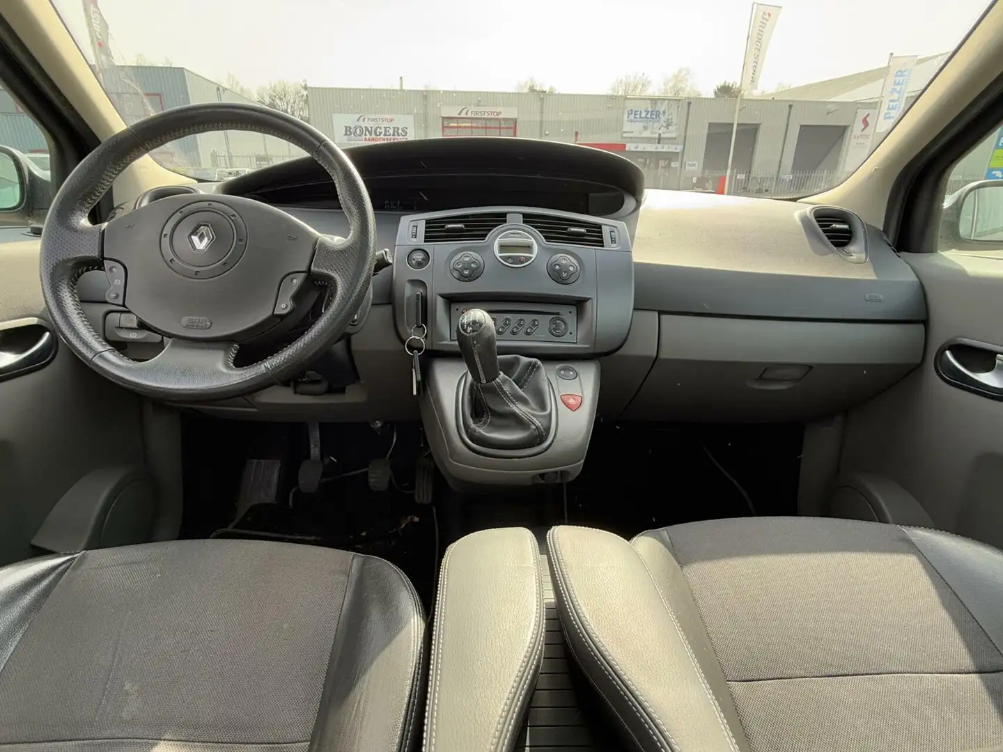 Renault Scenic 1.6-16V Privilège Luxe, leder/stof, 2 schuif kante Grijs - 2