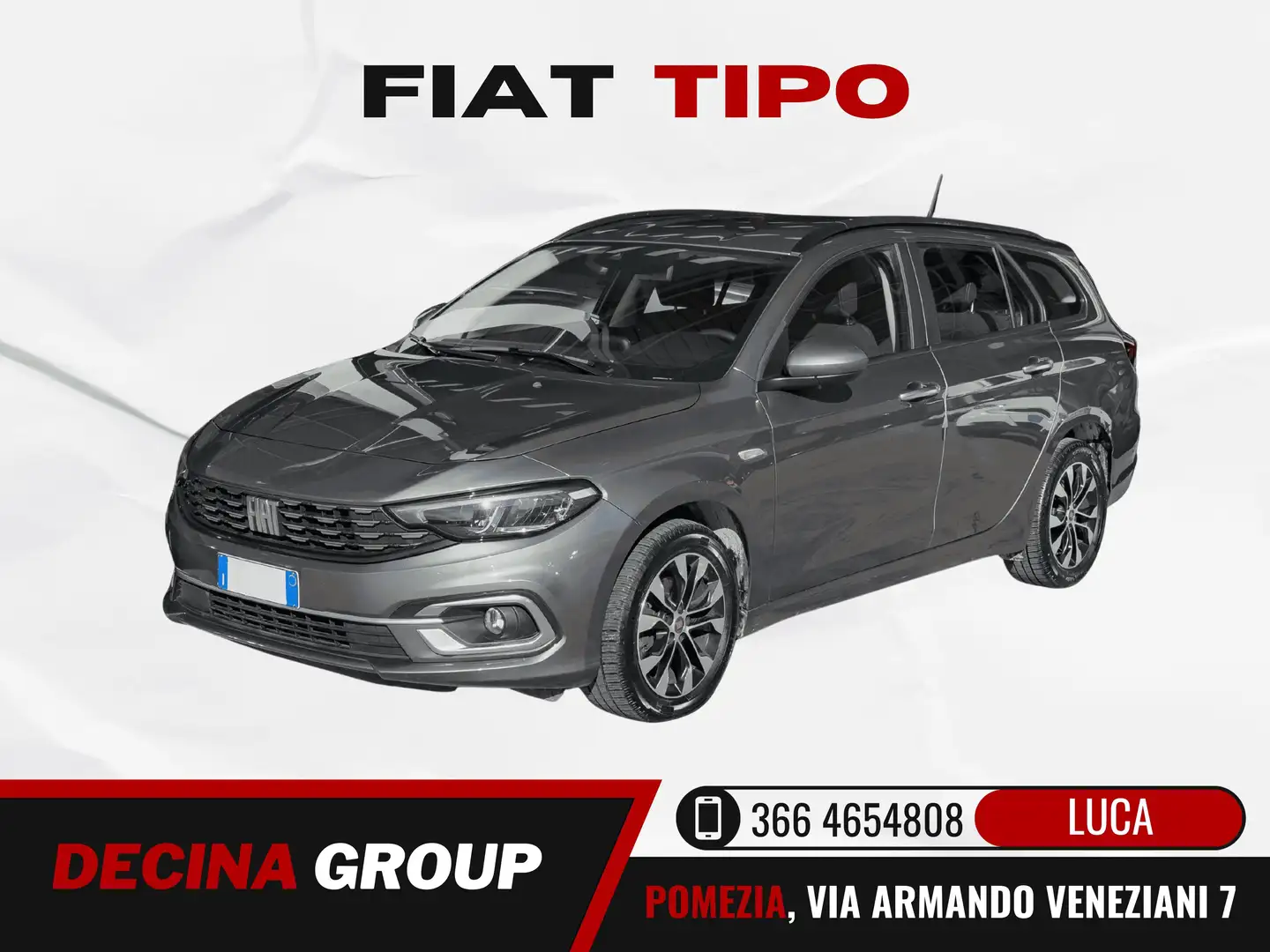 Fiat Tipo 1.3 Mjt City Life SW 95 cv PREZZO REALE - CAR PLAY Grigio - 1
