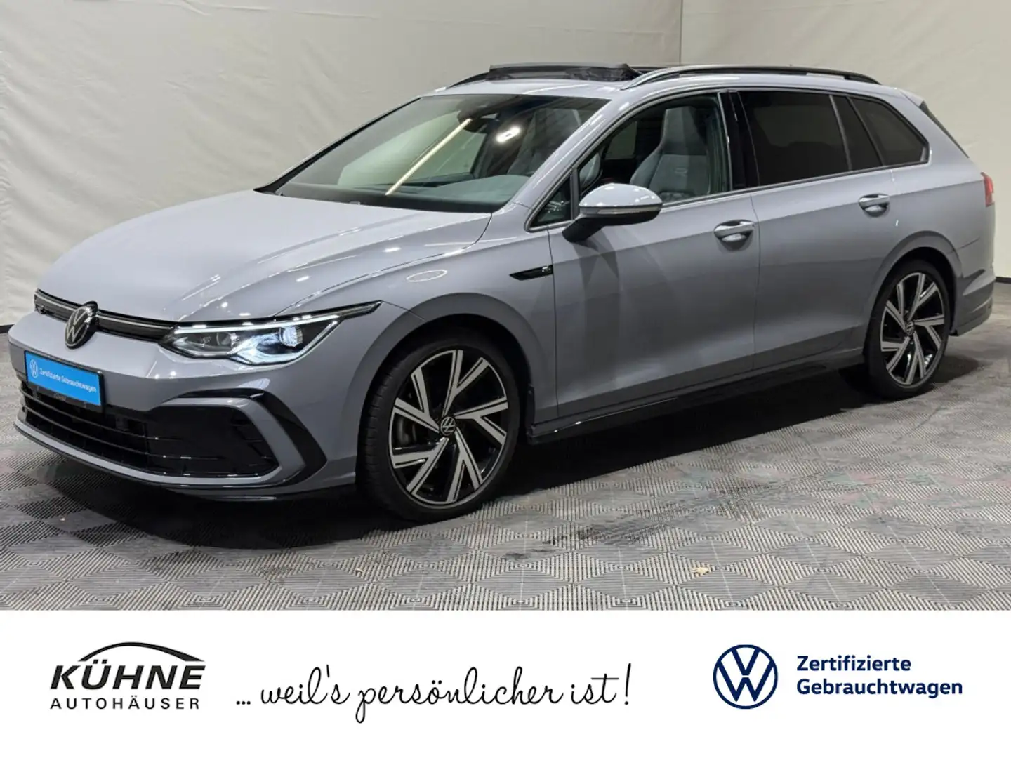 Volkswagen Golf Variant R-Line 2.0 TDI DSG | PANO AHK LED+ Grau - 1