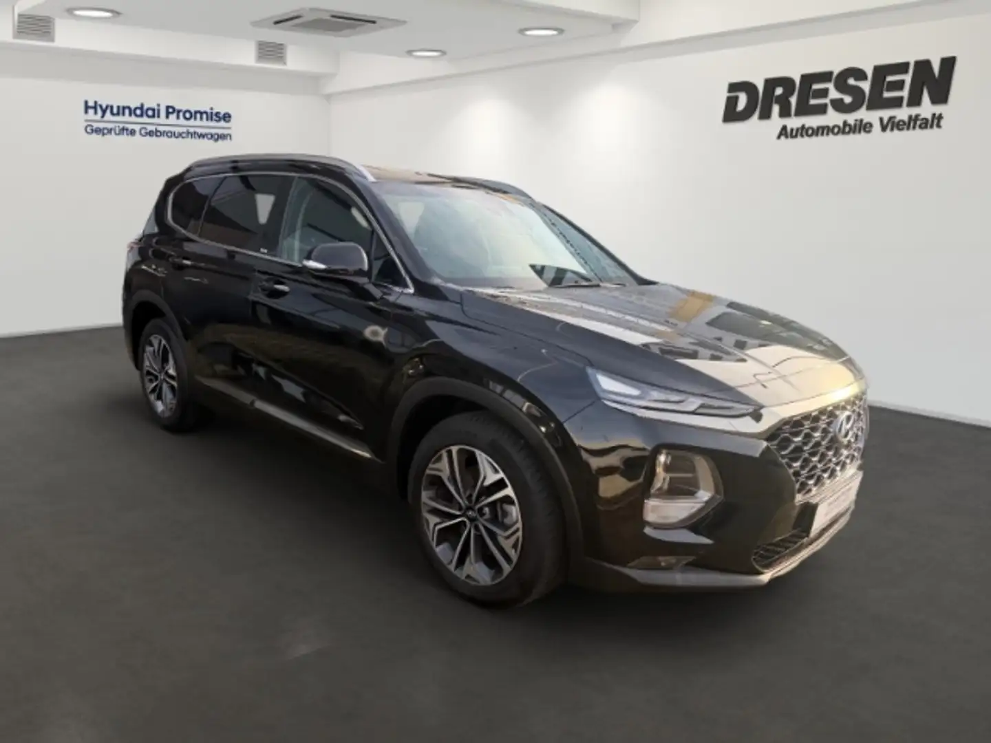 Hyundai SANTA FE 2.2 CRDi 4WD Premium+Navi+Sitzheizung+Anhängerkupp Černá - 2