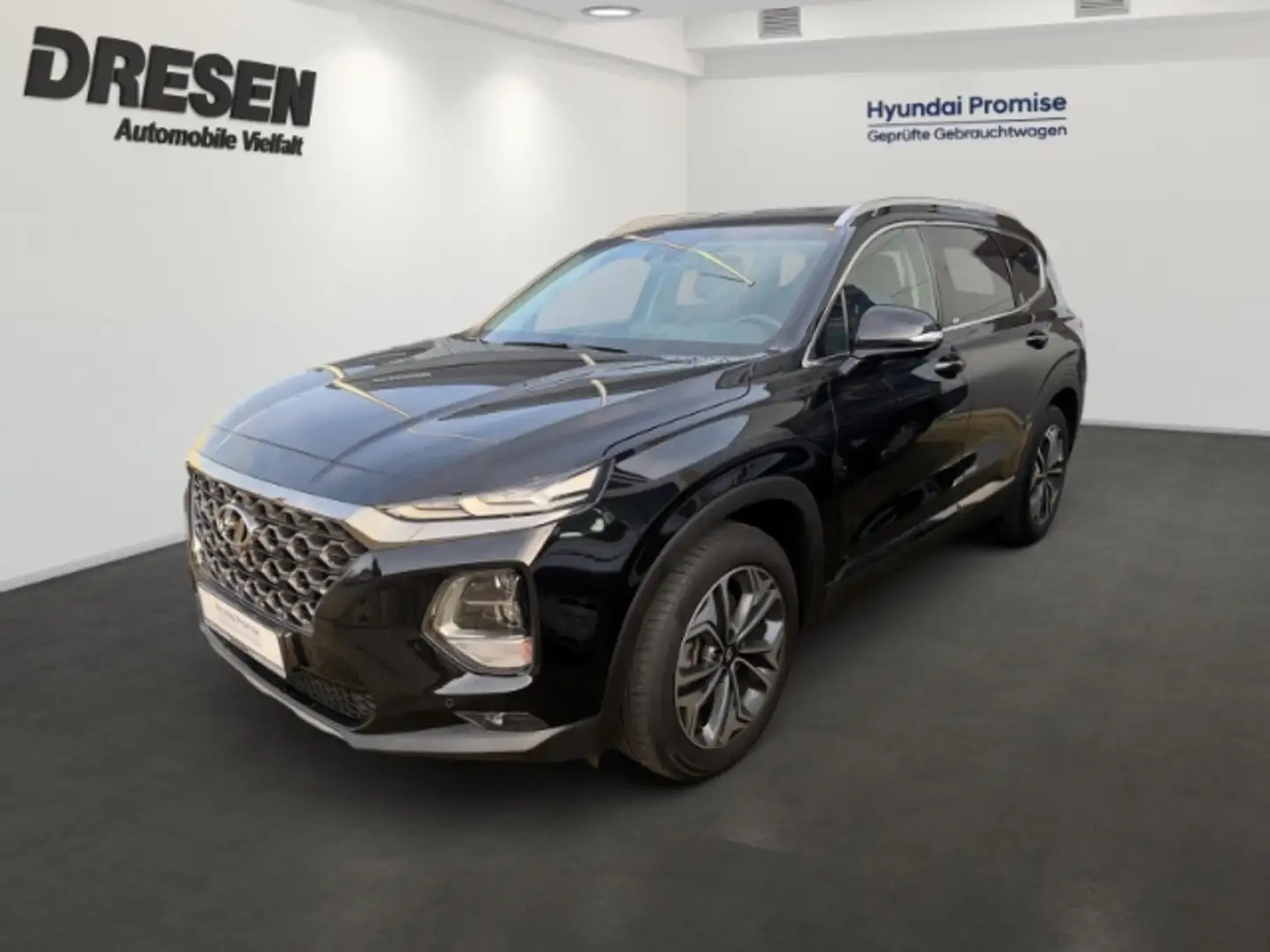 Hyundai SANTA FE 2.2 CRDi 4WD Premium+Navi+Sitzheizung+Anhängerkupp Černá - 1