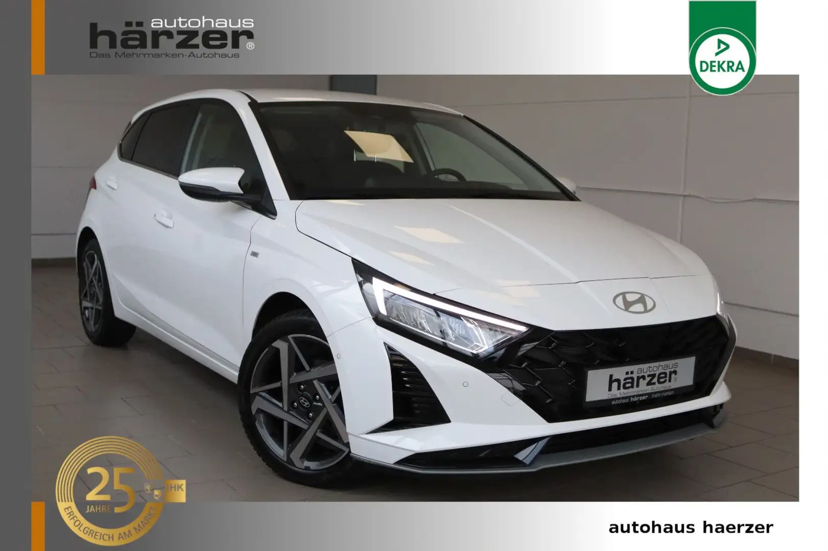 Hyundai i20 1.0 T-GDI Prime 7G-DCT*LED*NAV*BOSE*RFK*DAB* Weiß - 1