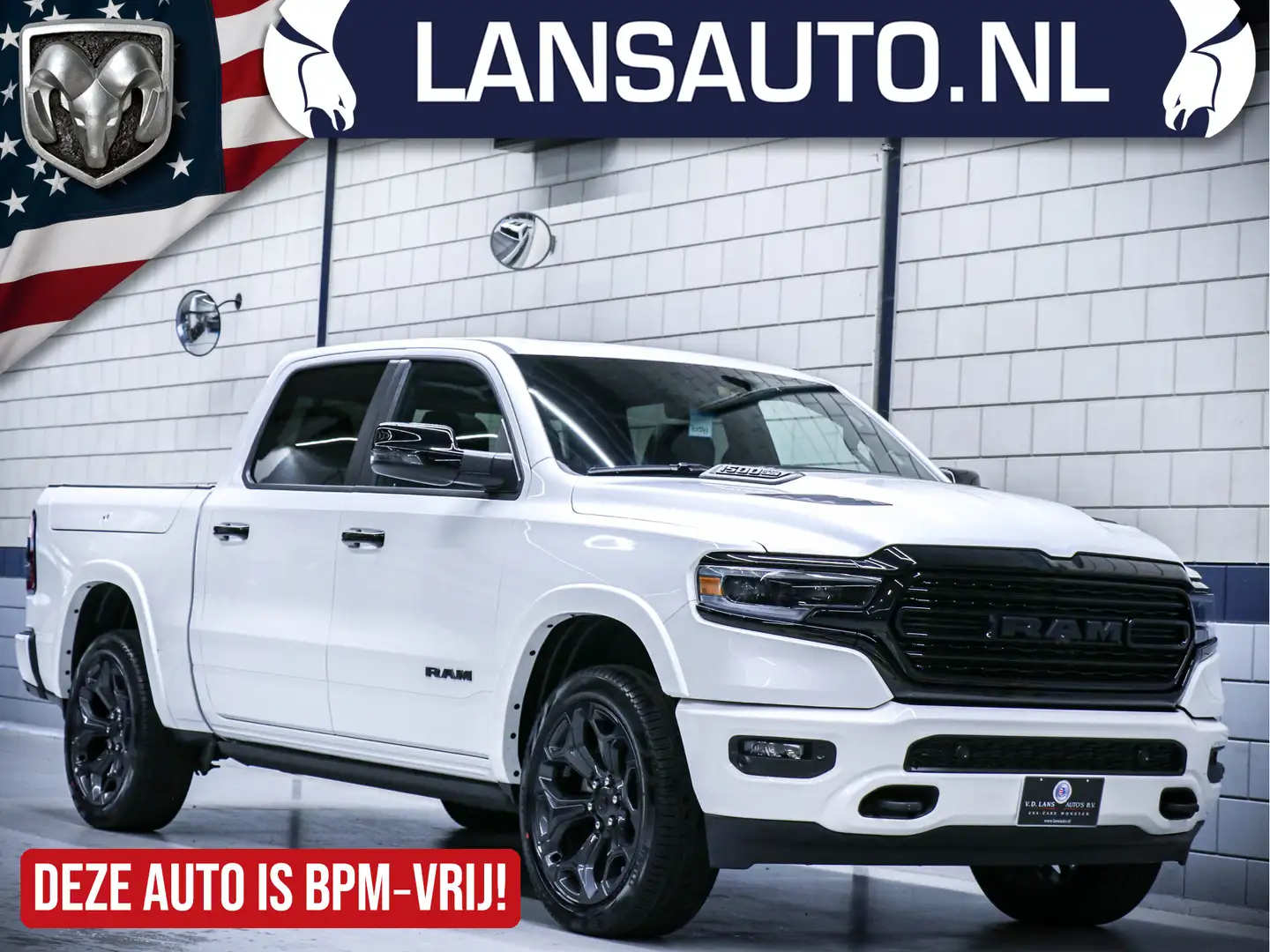 Dodge RAM 1500 Crew Cab Limited Night Edition Rambox | Digit Weiß - 1