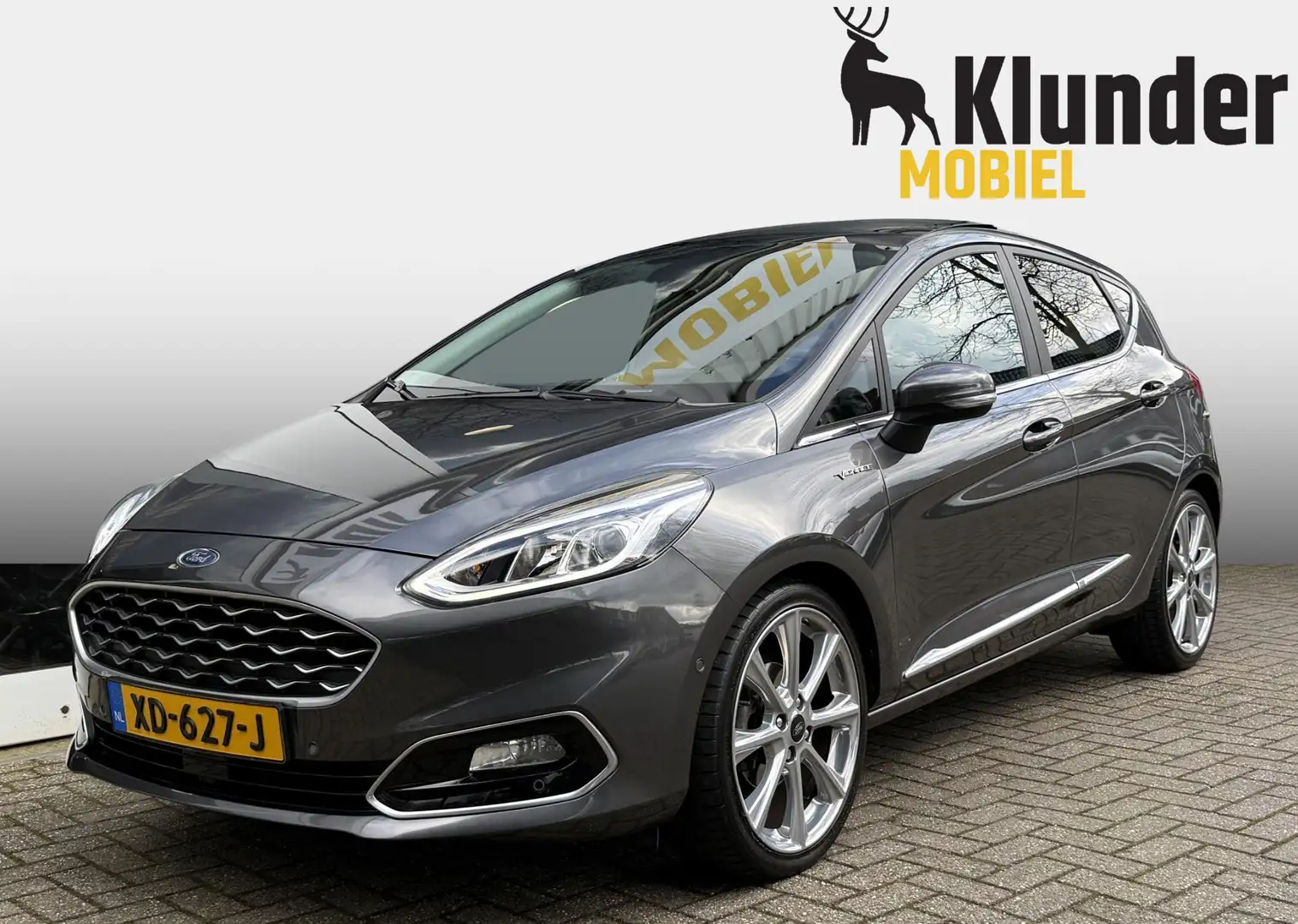 Ford Fiesta 1.0 EcoBoost Vignale |Panoramadak|B&O|Leder| Gris - 1