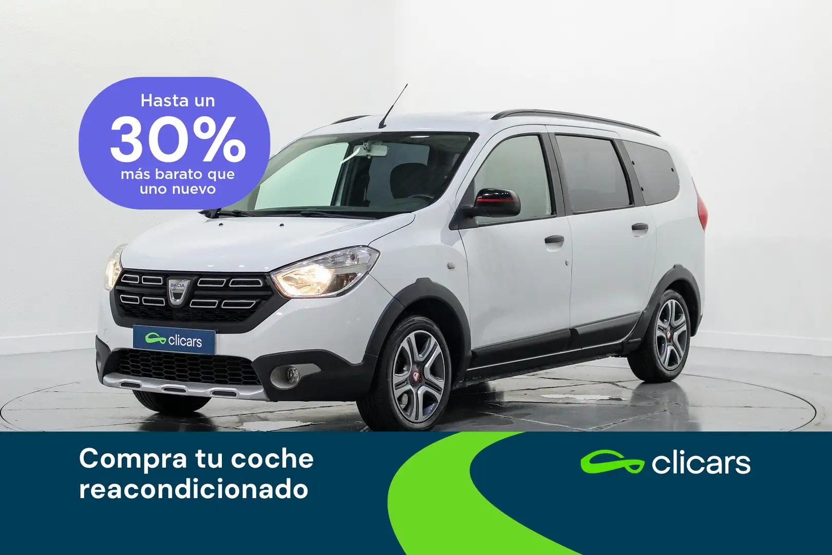 Dacia Lodgy TCE GPF Serie Limitada Xplore 5pl. 96kW Blanco - 1