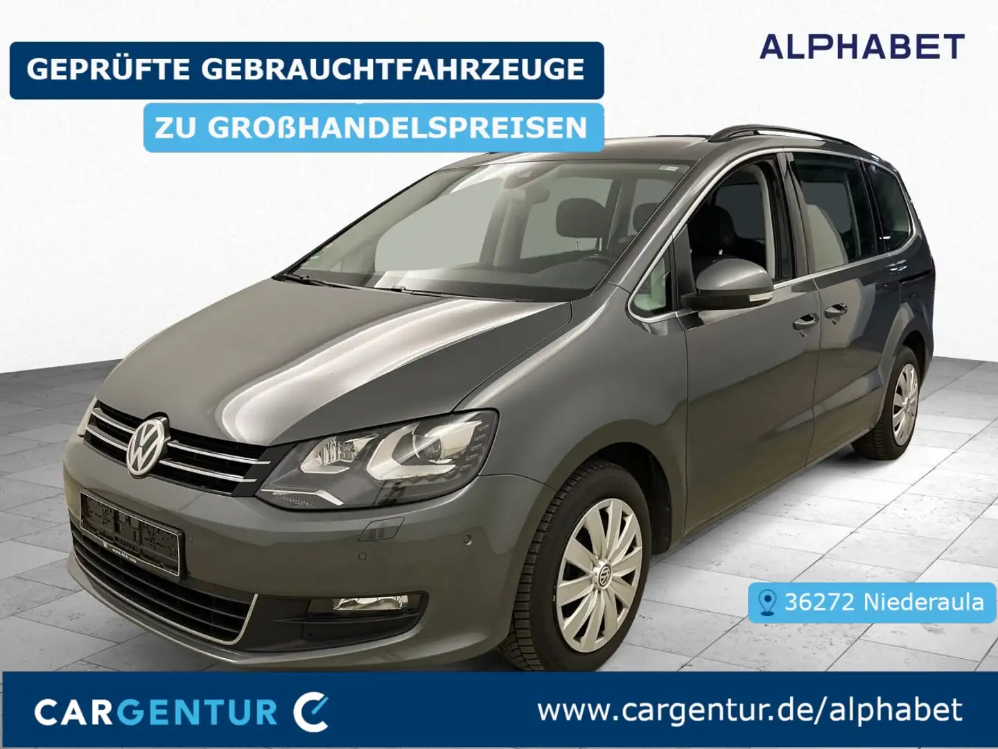 Volkswagen Sharan 2.0 TDI Comfortline AHK SpoSi ACC Xen Grau - 1