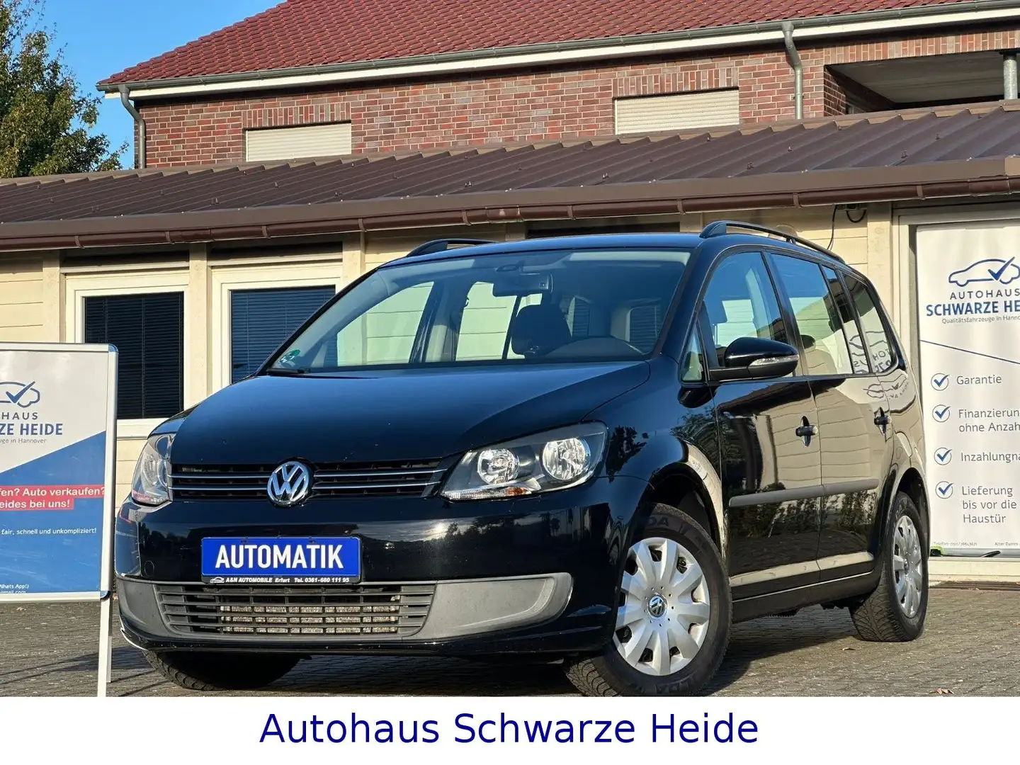 Volkswagen Touran DSG-Automatik*140PS*NAVI*2HAND*SCHECKHEFT Schwarz - 1