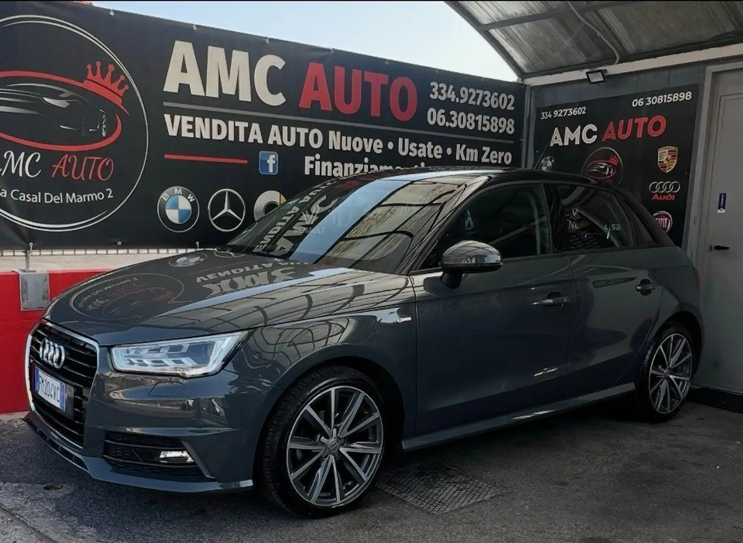 Audi A1 A1 Sportback 1.4 tdi Sport s-tronic - S LINE Grigio - 1