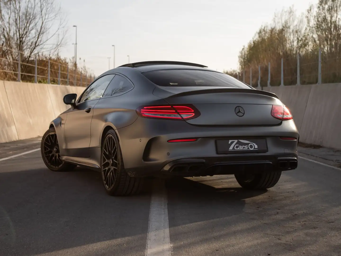 Mercedes-Benz C 63 AMG Coupe S Performance Carbon Pano HUD Burmester Szürke - 2