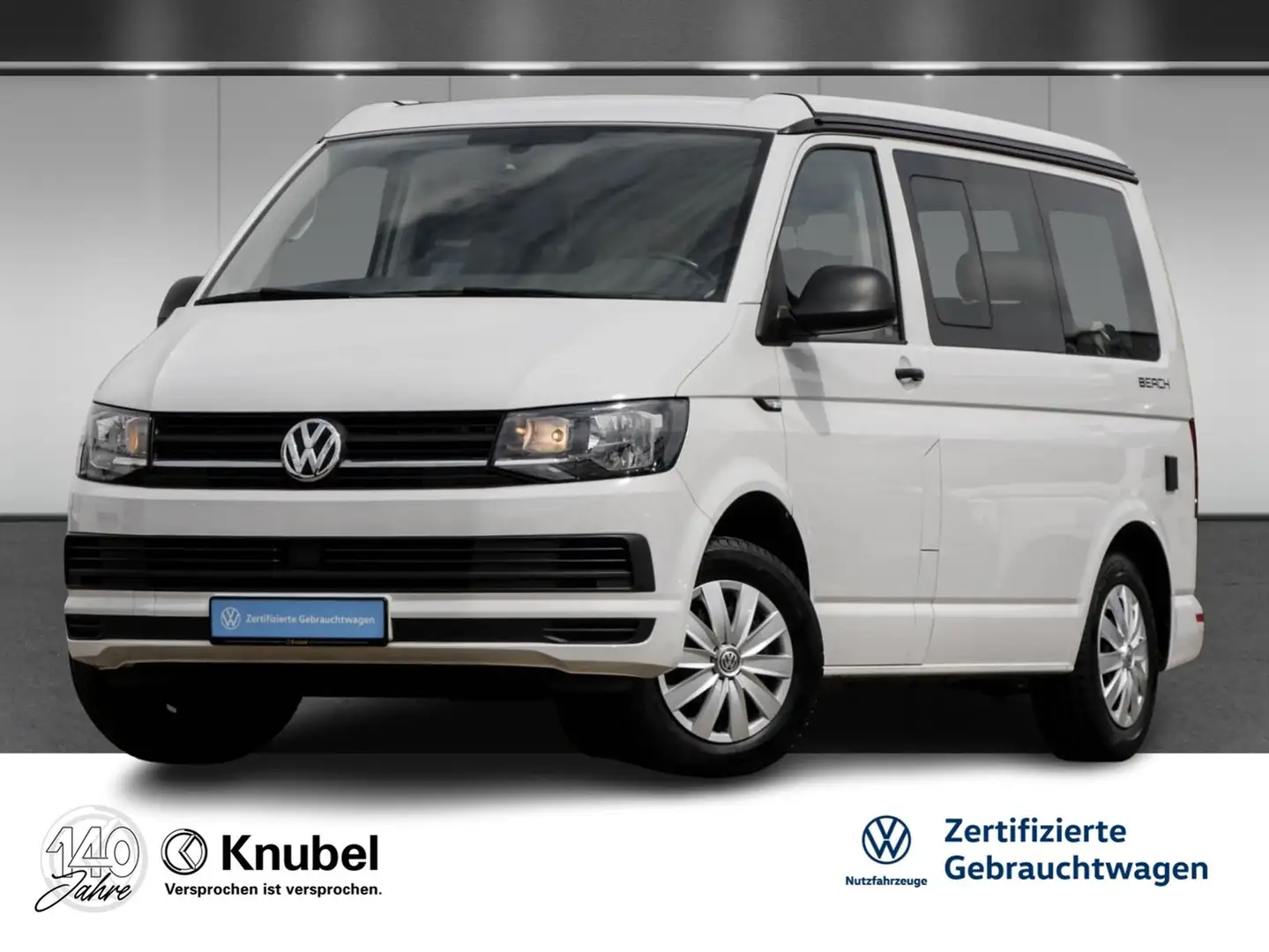 Volkswagen T6 California Beach 2.0 TDI DSG Climatr. ACC App-Connect Weiß - 1