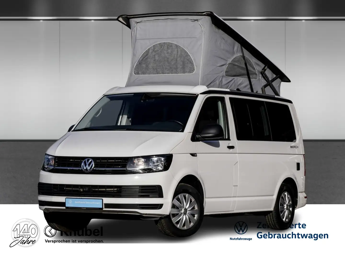 Volkswagen T6 California Beach 2.0 TDI DSG Climatr. ACC App-Connect Wit - 1