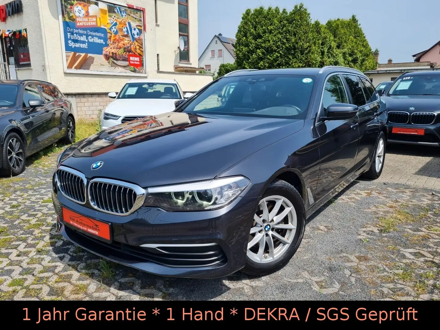 BMW 520 d Aut/Leder/LED/Sport Lkr/NotBremsAssistent Gris - 2