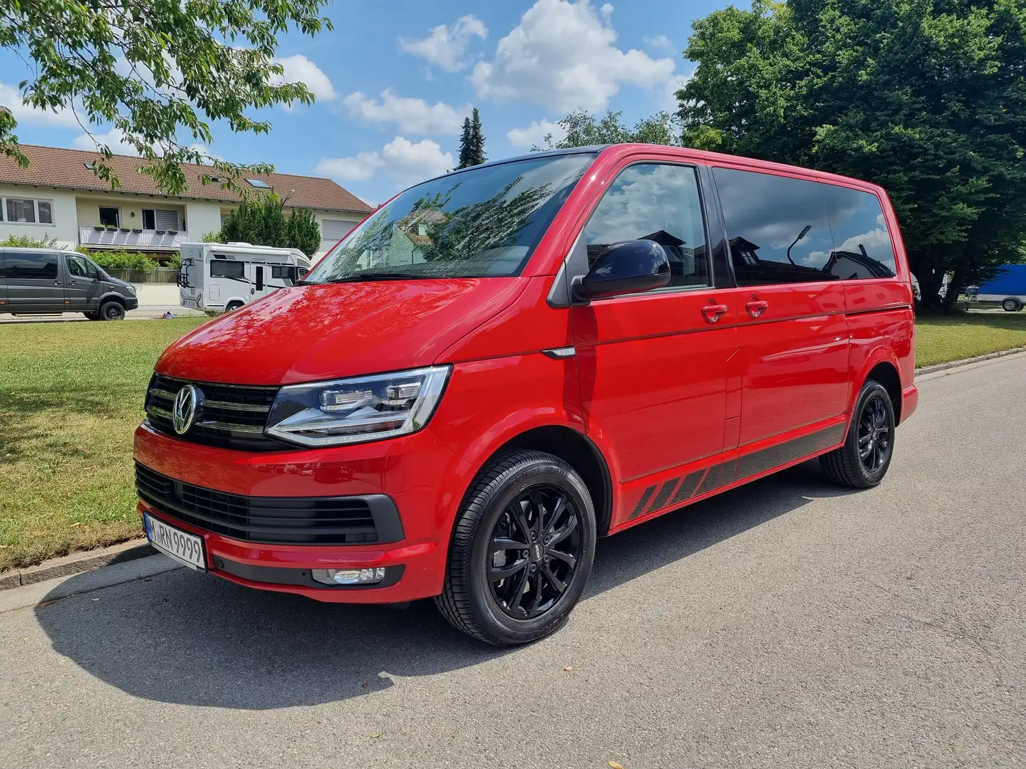 Volkswagen T6 Multivan DSG 2.0TDI Edition * 6 Einzelsitze! * Rojo - 2