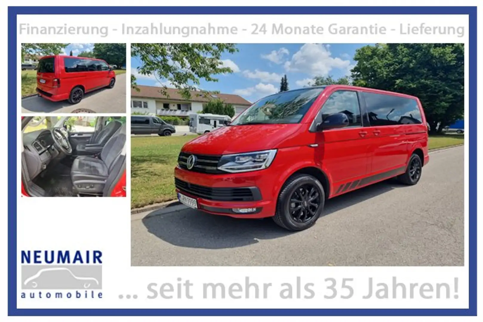 Volkswagen T6 Multivan DSG 2.0TDI Edition * 6 Einzelsitze! * Rojo - 1