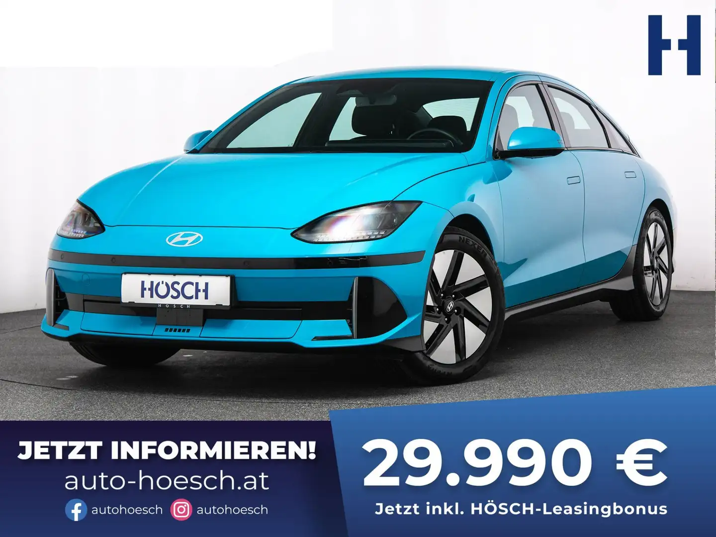 Hyundai IONIQ 6 Essential 77 kWh Long Range SCHNÄPPCHEN Blau - 1