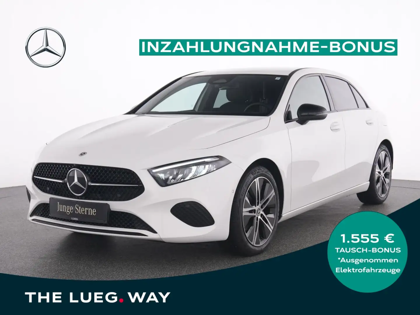 Mercedes-Benz A 180 d Progressive+MBUX+LED-HP+AHK+Night+SHZ+RK Weiß - 1