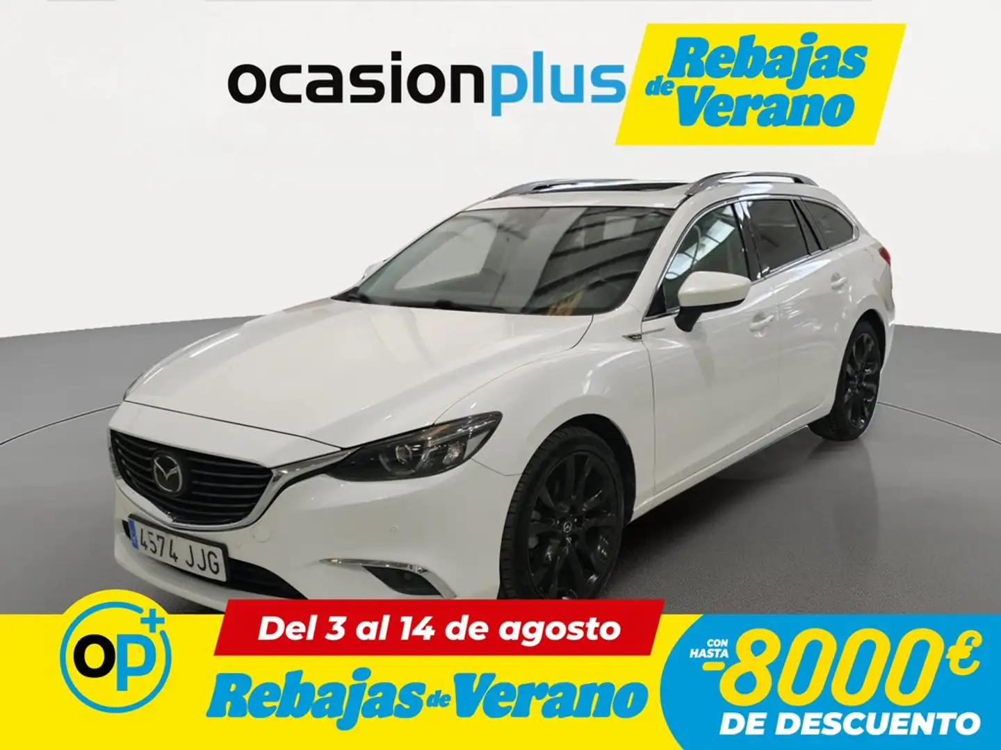 Mazda 6 M6 W. 2.2DE Lux.+Prem.Black+Travel+SR(Navi)Aut. 12 Blanco - 1