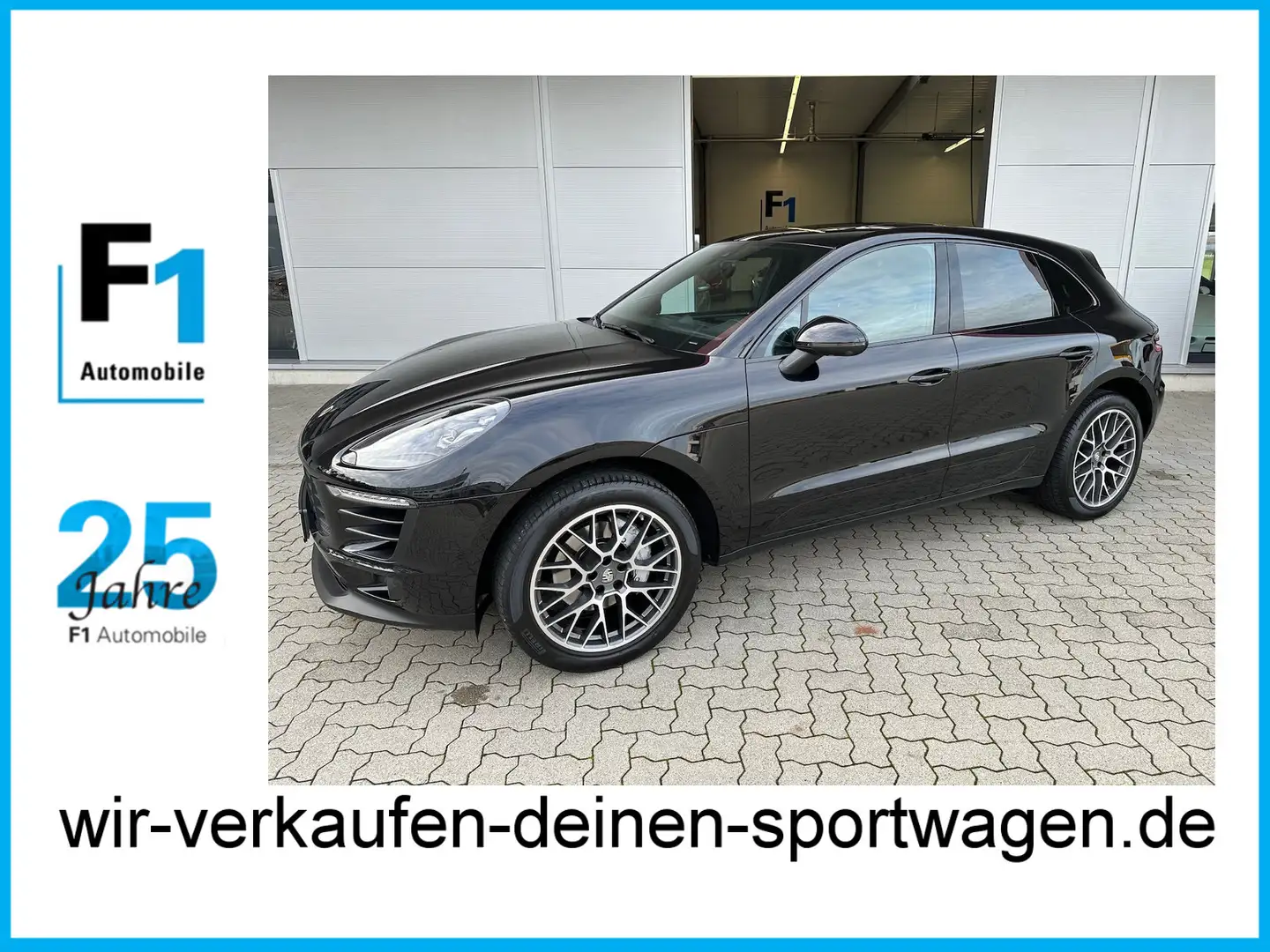 Porsche Macan S PDLS+ PASM Chrono Sport-Abgas Approved top Zusta Schwarz - 1