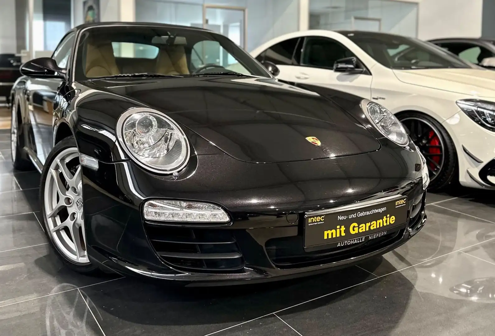 Porsche 911 997 Carrera Cabrio*WINDSCHOTT*SITZ BELÜF/HEIZUNG Negro - 2