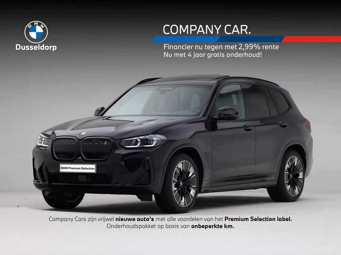 BMW iX3 High Executive 80 kWh Zwart - 1