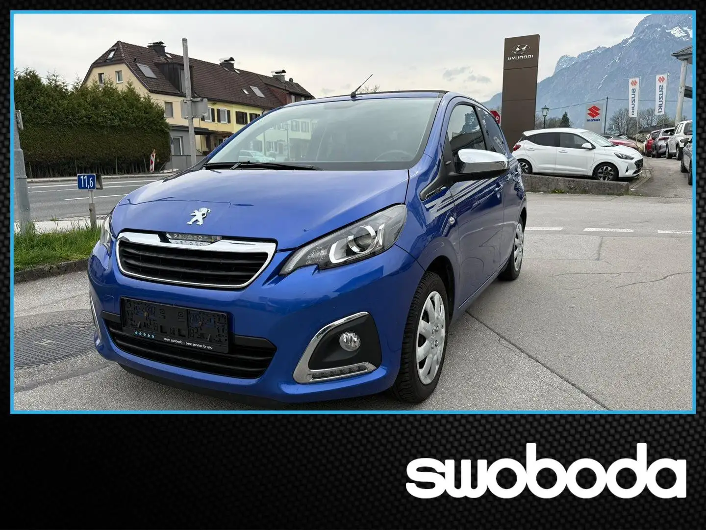 Peugeot 108 1,0 VTi 72 TOP! Allure Blau - 1