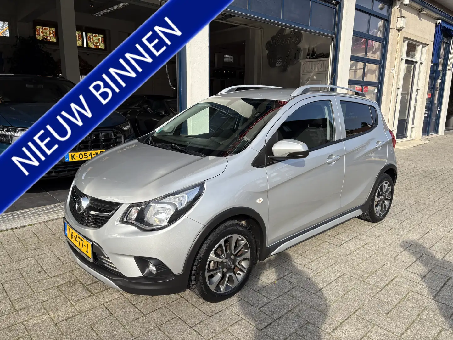 Opel Karl 1.0 Rocks Online Edition NL AUTO/CARPLAY/AIRCO/TOP Grau - 1