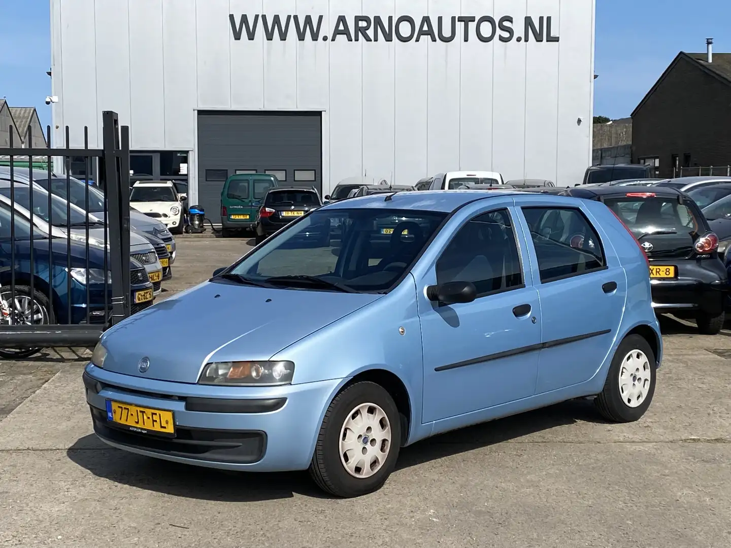 Fiat Punto 1.2 ELX 5-DEURS, APK TOT 17-06-26, AIRCO, STUURBEK Bleu - 1