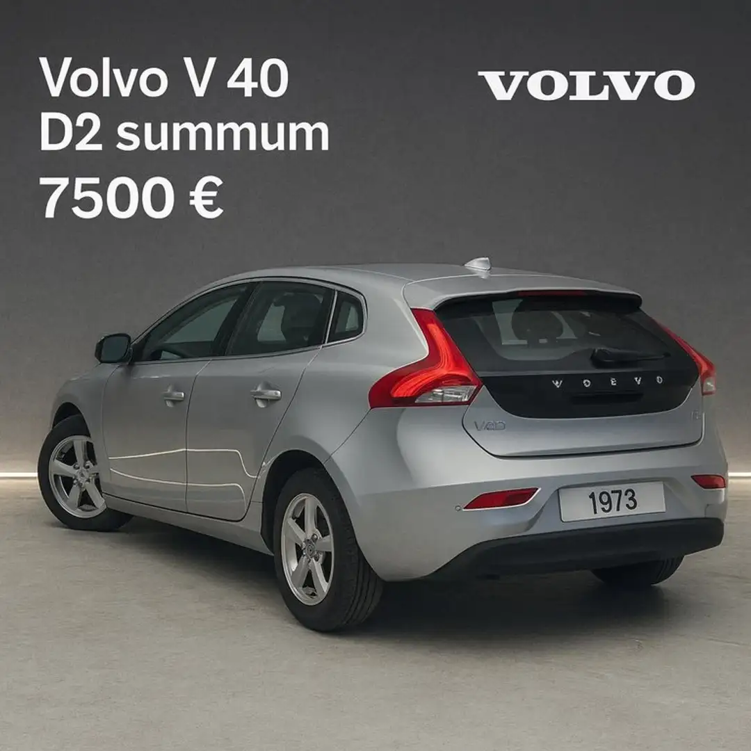 Volvo V40 1.6 D2 Summum Gris - 2