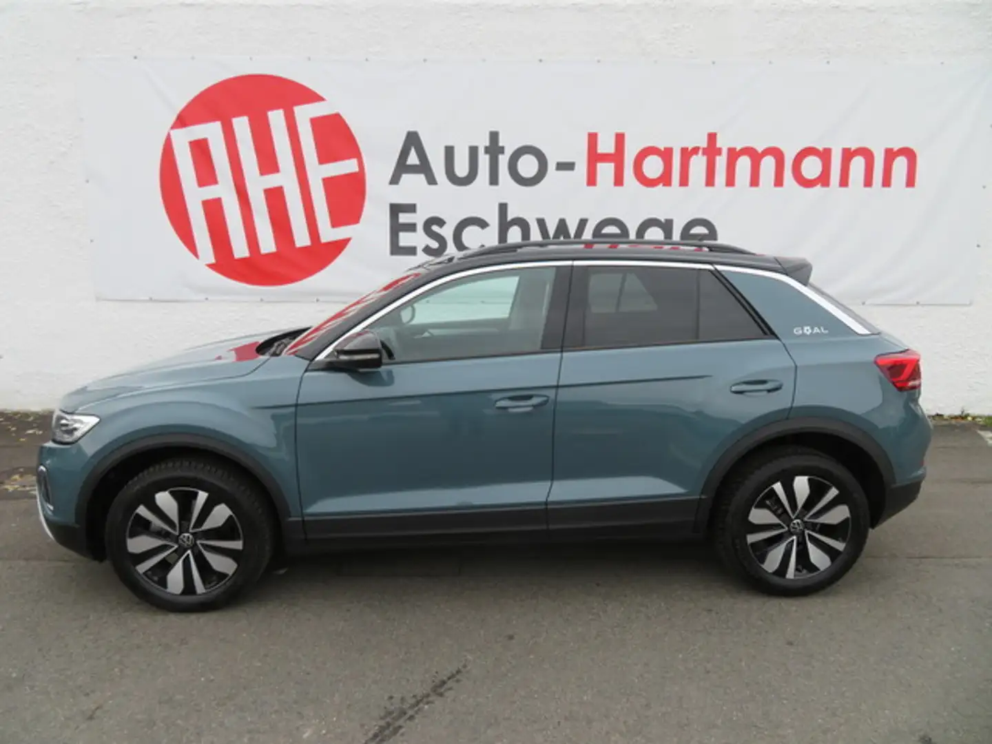 Volkswagen T-Roc 2.0 TDI Goal DSG LED Navi Ahk ACC Fahrass Blau - 2
