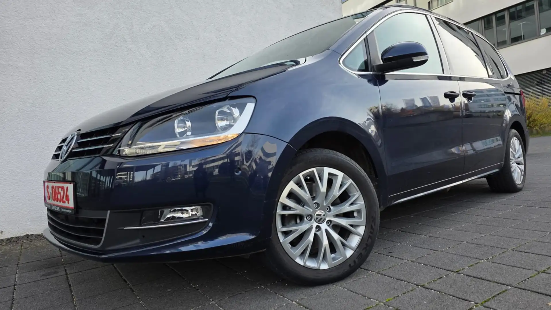 Volkswagen Sharan Sharan DSG+7SITZE+PANORAMA+GARANTIE+LEDER+NAVI+KAM Blau - 1