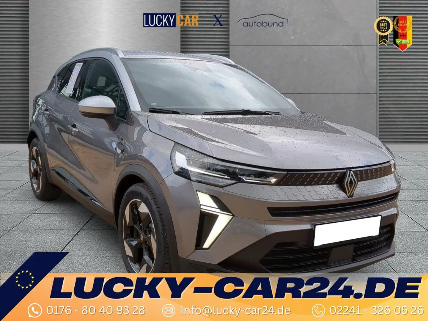Renault Captur Techno SHZ+LKHZ+RFK TCe 160 EDC 116 kW (158 PS)... Gris - 1