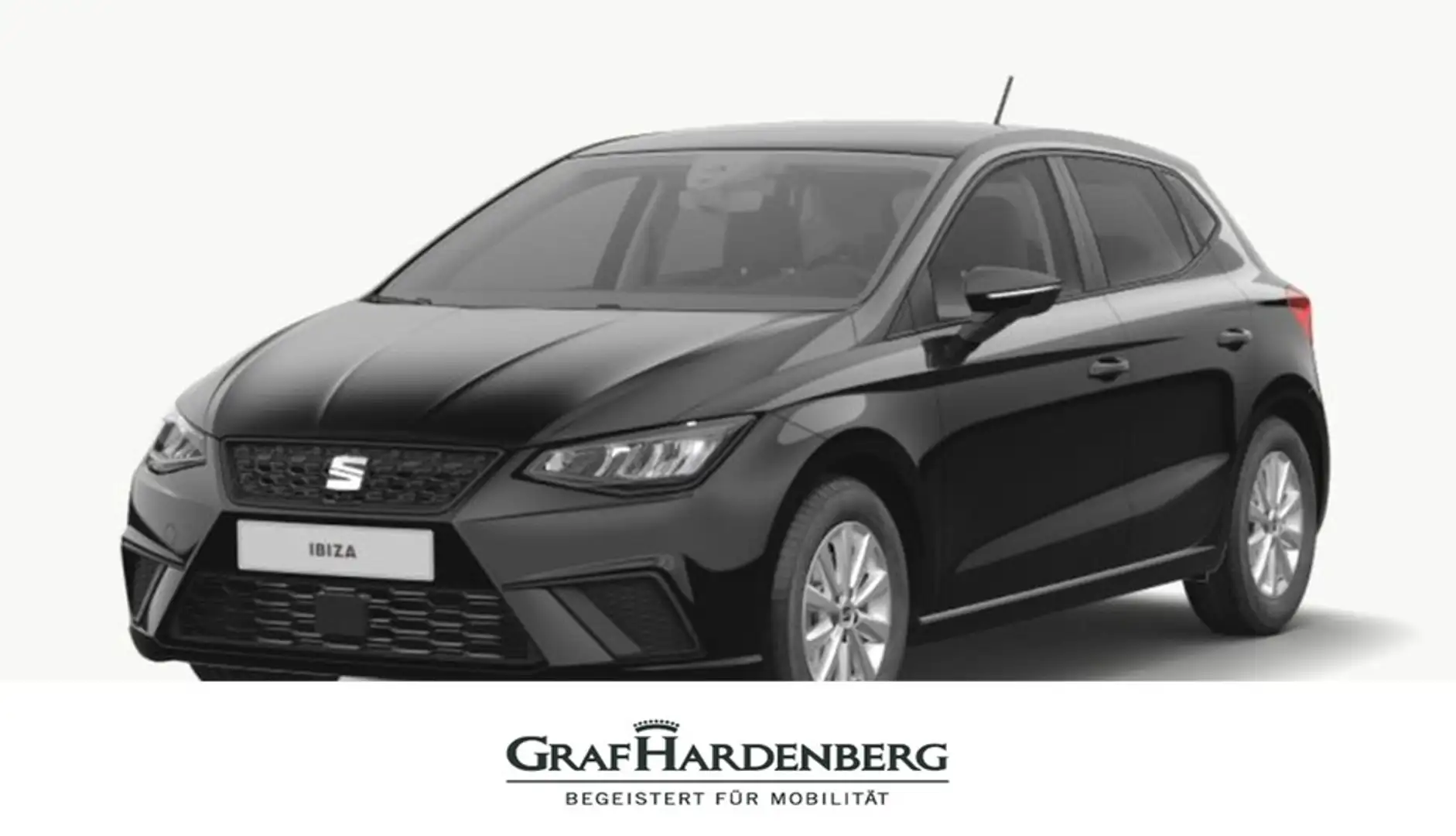 SEAT Ibiza Road Edition 1.0 TSI 116PS 7-Gang-DSG Schwarz - 1