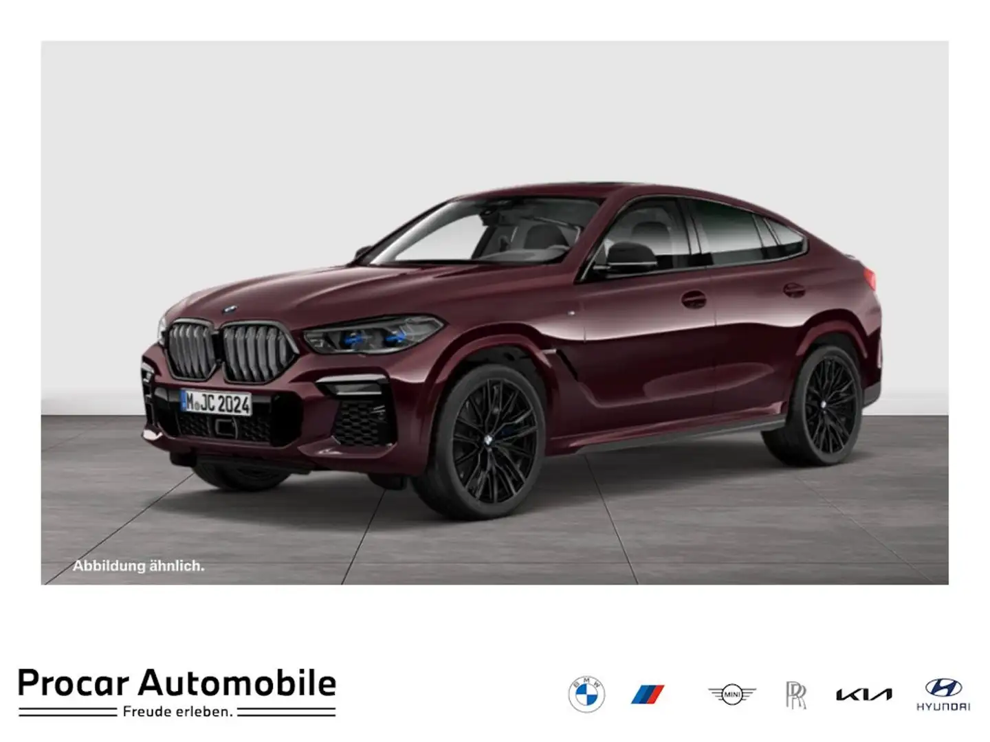 BMW X6 xDrive40d Laser DA Prof PA+ HuD Pano B&W 22" Gris - 1