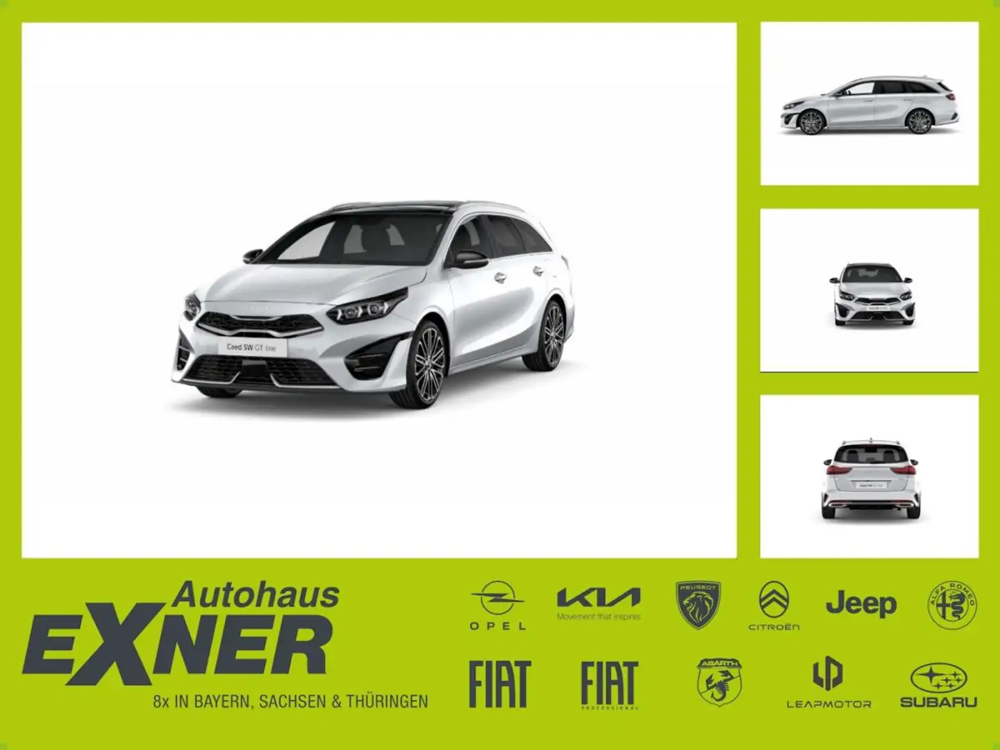 Kia Ceed SW / cee'd SW GT-Line AT | KURZFRISTIG VERFÜGBAR | Privat Weiß - 1