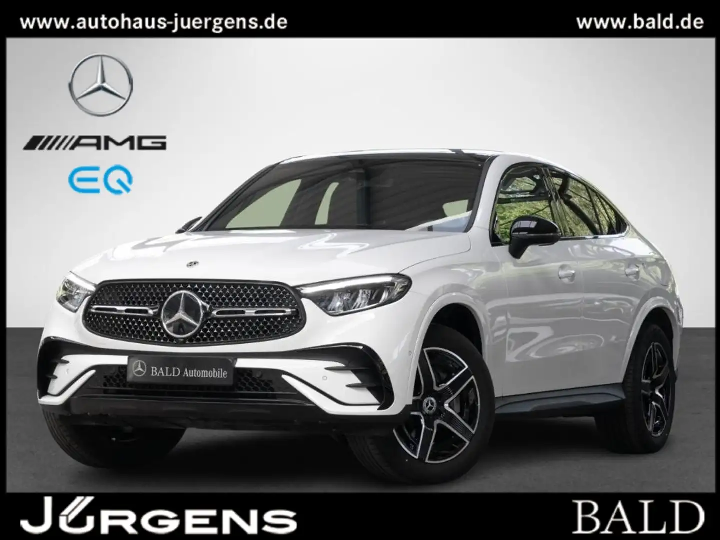 Mercedes-Benz GLC 300 e 4M Coupé AMG-Sport/LED/Cam/Pano/Night Weiß - 2