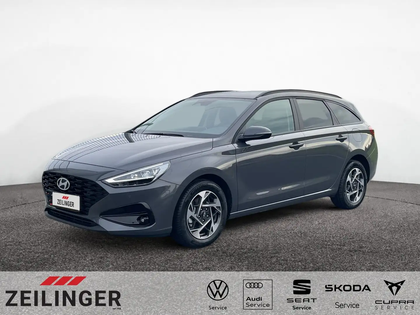 Hyundai i30 SW T-GDI|NAVI|KAMERA|WINTERPAKET|TEMPOMAT Gris - 1