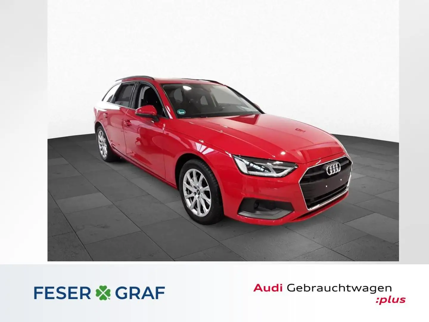 Audi A4 Avant 40 TDI S tronic ACC-Stdhzg-Navi-LED Rot - 1