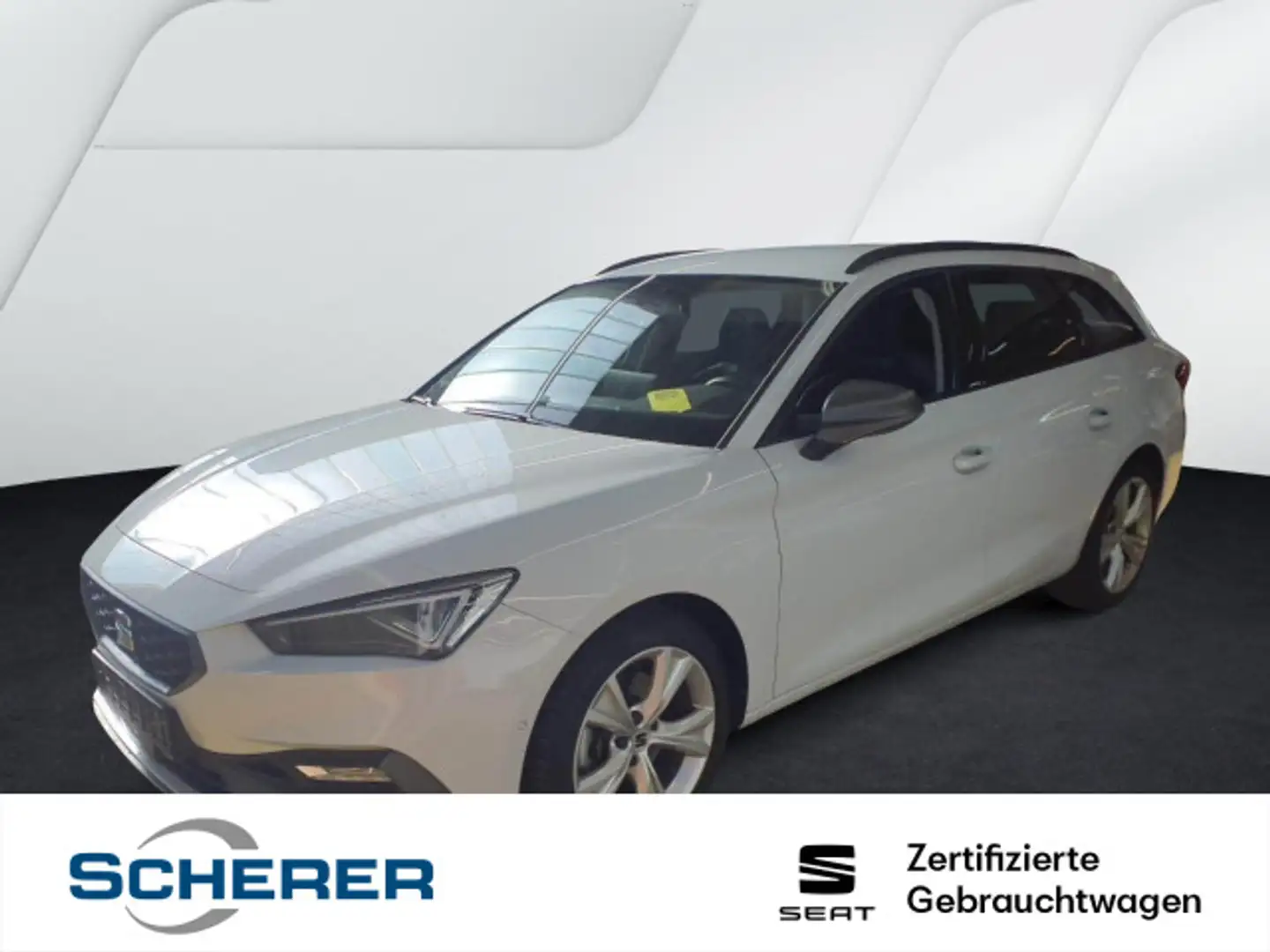 SEAT Leon Sportstourer FR 2.0 TDI DSG Matrix LED Navi Weiß - 1