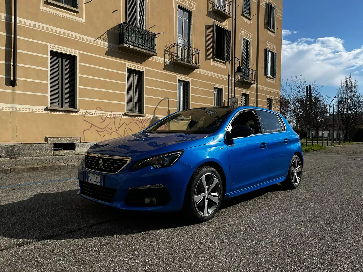 Peugeot 308 5p 1.2 puretech 130cv GT TETTO PANO-SEDILI RISC Blu/Azzurro - 1