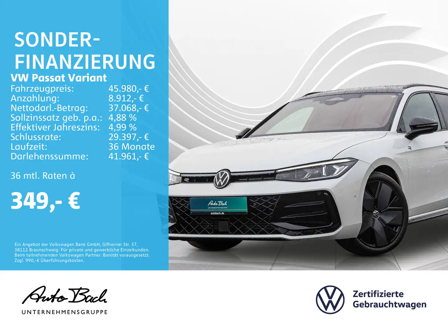Volkswagen Passat Variant R-Line 2.0 TDI DSG Matrix HUD Sta Weiß - 1