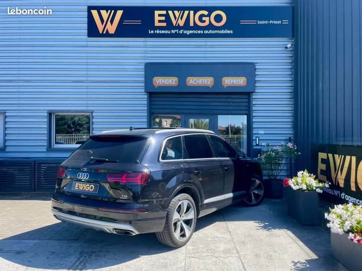 Audi Q7 3.0 TDI 270ch V6 S-LINE QUATTRO TOIT OUVRANT SIEGE Noir - 2