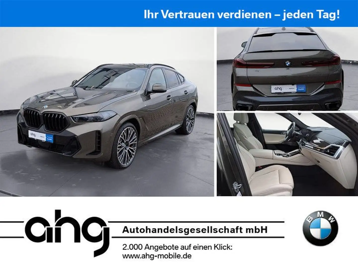 BMW X6 xDrive40d M Sport Komfortsitze Standhzg. Grau - 1