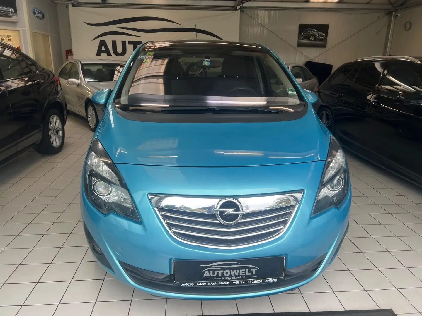 Opel Meriva B Edition*TÜVneu*1-Hand*Klima*Service* Blau - 2