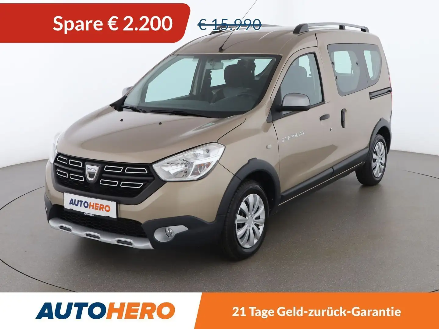 Dacia Dokker 1.5 dCi Stepway *NAVI*CAM*SHZ*AHK* Bruin - 1