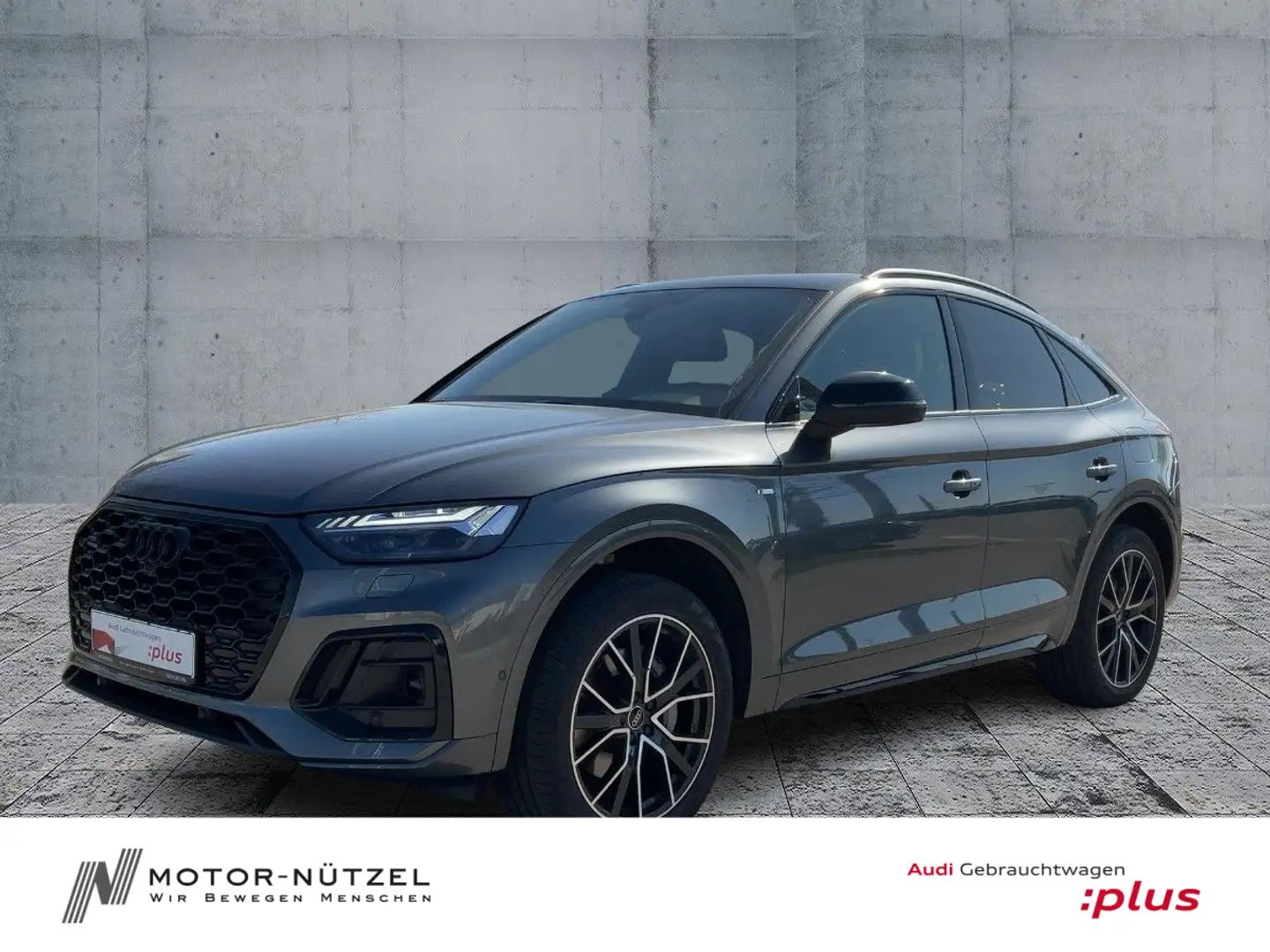 Audi Q5 55 TFSI e QU S-LINE MATRIX+AHK+PANO Grau - 1