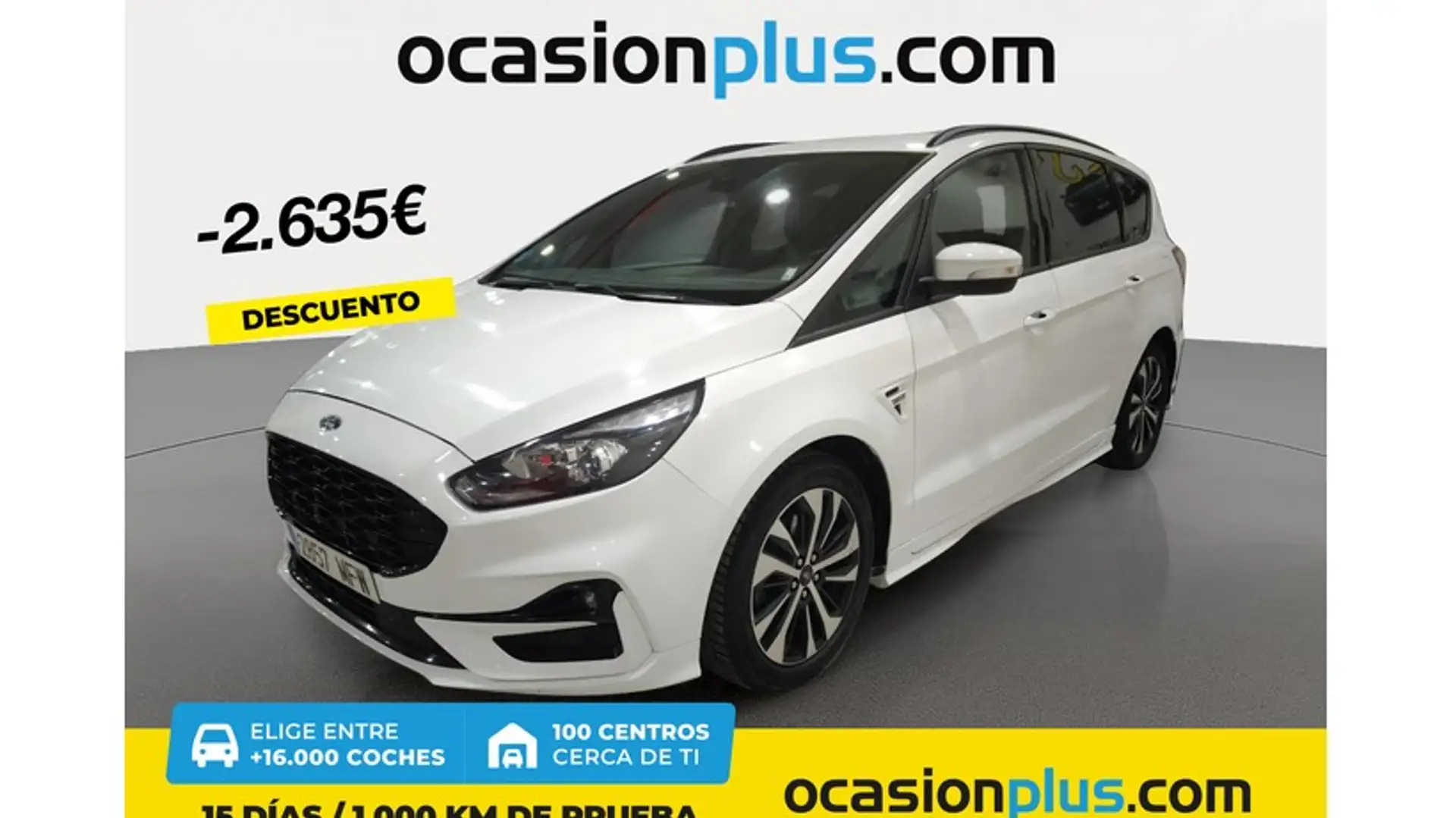 Ford S-Max 2.5 Duratec FHEV 5 Asientos ST-Line Aut. 190 Blanco - 1